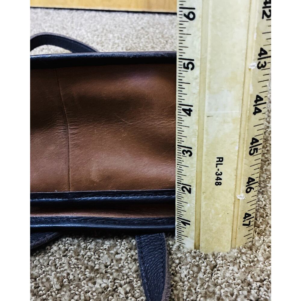 The Sak Playa Premium Vintage Finish Embossed Leather Crossbody Handbag - Picture 12 of 14